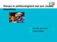 Wonen in zelfstandigheid met een visuele beperking PowerPoint PPT Presentation