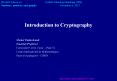 Introduction to Cryptography PowerPoint PPT Presentation