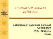 CUADRO DE MANDO INTEGRAL