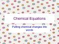 Chemical Equations PowerPoint PPT Presentation