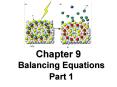 Balancing Equations PowerPoint PPT Presentation