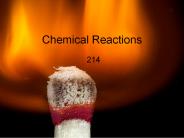 Chemical Reactions