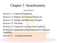 Chapter 3: Stoichiometry Emily Scheerer