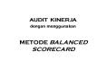 AUDIT KINERJA dengan menggunakan PowerPoint PPT Presentation
