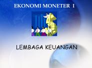 EKONOMI MONETER I