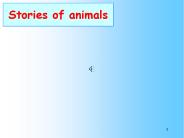 Stories of animals