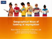 Geographical Ways of looking at segregation
