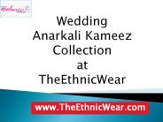 Latest Wedding Anarkali Kameez Collection 2015
