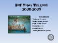 How Money Was Spent 2008-2009 PowerPoint PPT Presentation