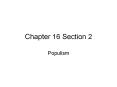 Chapter 16 Section 2 PowerPoint PPT Presentation
