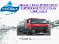 Clean Your Home and City with Sewage Transportation Service PowerPoint PPT Presentation