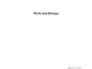 Work and Energy