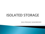 ISOLATED STORAGE
