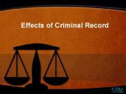 Effects of criminal record