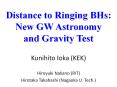 Distance to Ringing BHs: New GW Astronomy and Gravity Test PowerPoint PPT Presentation