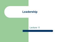 Leadership