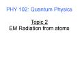 PHY 102: Quantum Physics PowerPoint PPT Presentation