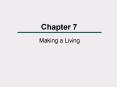 Making a Living PowerPoint PPT Presentation