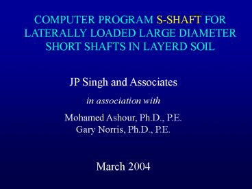 JP Singh and Associates