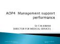 AOP4 Management support performance PowerPoint PPT Presentation