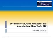eClaims for Injured Workers