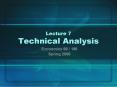 Lecture 7 Technical Analysis PowerPoint PPT Presentation