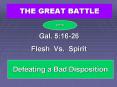 THE GREAT BATTLE PowerPoint PPT Presentation