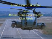 Evolution of Warfare