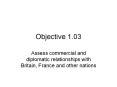 Objective 1.03 PowerPoint PPT Presentation