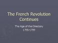 The French Revolution Continues PowerPoint PPT Presentation
