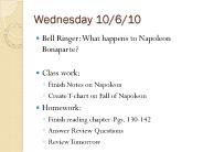 Wednesday 10/6/10
