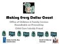 Making Every Dollar Count PowerPoint PPT Presentation