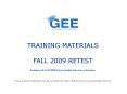 TRAINING MATERIALS PowerPoint PPT Presentation
