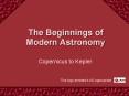 The Beginnings of Modern Astronomy PowerPoint PPT Presentation
