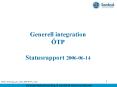 Generell integration  PowerPoint PPT Presentation