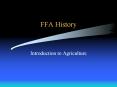 FFA History PowerPoint PPT Presentation