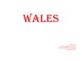 WALES PowerPoint PPT Presentation