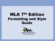 MLA 7th Edition Formatting and Style Guide
