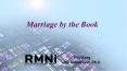 Marriage by the Book PowerPoint PPT Presentation