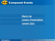 Compound Events