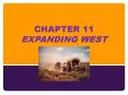 CHAPTER 11 EXPANDING WEST PowerPoint PPT Presentation