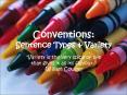 Conventions: Sentence Types PowerPoint PPT Presentation