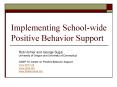 Implementing School-wide Positive Behavior Support PowerPoint PPT Presentation