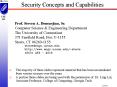 Security Concepts and Capabilities PowerPoint PPT Presentation