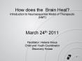 How does the Brain Heal? Introduction to Neurosequential Model of Therapeutic (NMT)  March 24th 2011 Facilitator: Helena Kreca Child and Youth Coordinator Discovery House PowerPoint PPT Presentation