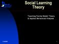 Social Learning Theory PowerPoint PPT Presentation