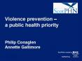 Violence prevention  PowerPoint PPT Presentation