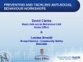 PREVENTING AND TACKLING ANTI-SOCIAL BEHAVIOUR WORKSHOPS PowerPoint PPT Presentation