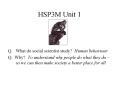 HSP3M Unit 1 PowerPoint PPT Presentation