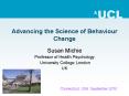Advancing the Science of Behaviour Change PowerPoint PPT Presentation